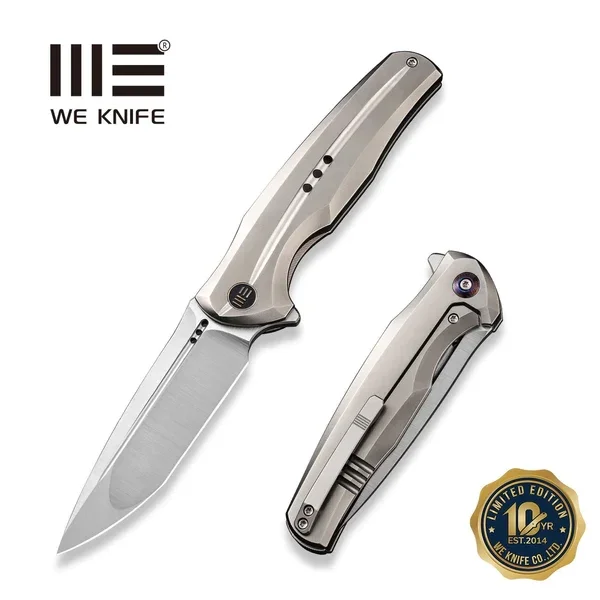 WeKnife 601X LE No 132/150 Polished Gray Titanium, Hand Polished Satin CPM 20CV (WE01J-4) Darmowa dostawa