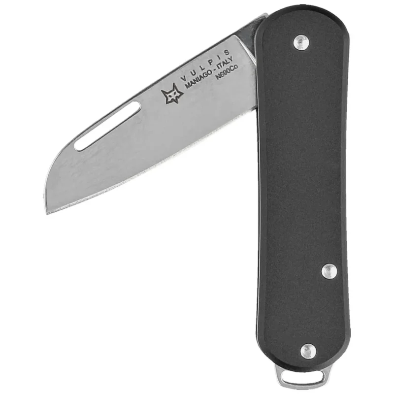 Rabat Scyzoryk Fox Vulpis Black Aluminium, Polished N690Co (FX-VP108 BK)