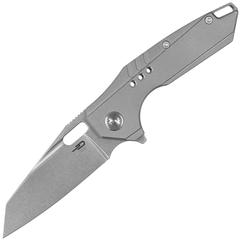 Nóż składany Bestech Nyxie 3 Grey Titanium, Bead Blasted / Stonewashed CPM S35VN by Todd Knife and Tool (BT2308A) Nowość