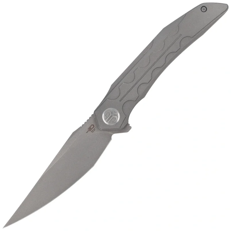 Ostatnia szansa Bestech Samari Grey Titanium, Bead Blasted/Stonewashed M390 by Kombou Knife (BT2009A)