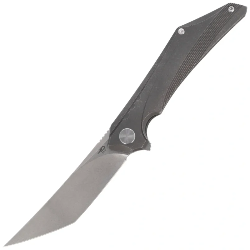 Bestech Kamoza Dark Grey/Titanium, Stonewashed M390 by Kombou Knife (BT1911A) Promocja