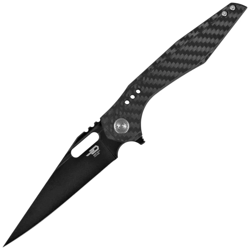 Bestech Malware Black Titanium/Carbon Fiber, Black Stonewashed CPM S35VN by Todd Knife and Tool (BT1902D) Kup teraz