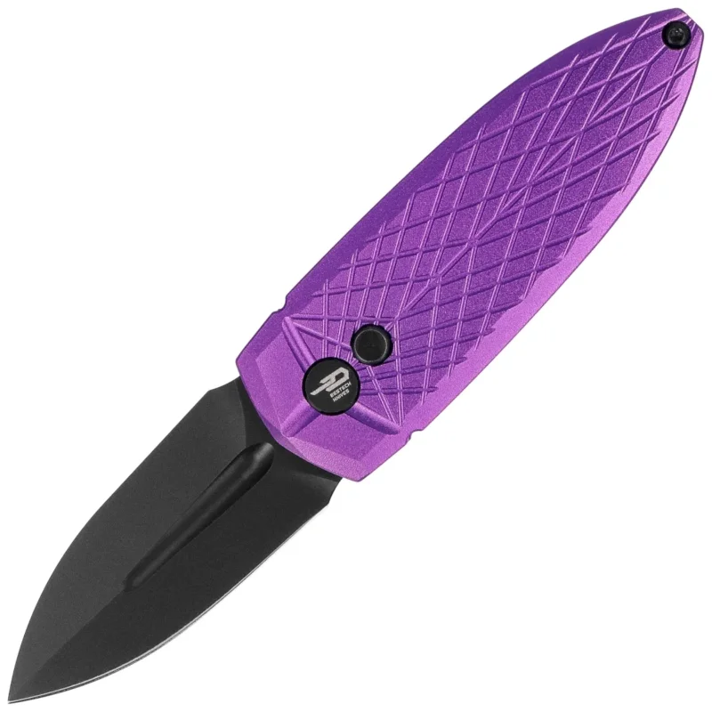 Bestech QUQU Purple Aluminum, Black DLC 14C28N by Gogo Knife (BG57B-5) Nie przegap