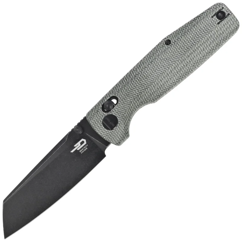 Bestech Slasher Green Micarta, Black Stonewashed D2 Knife (BG56B-2) Bezpieczna płatność