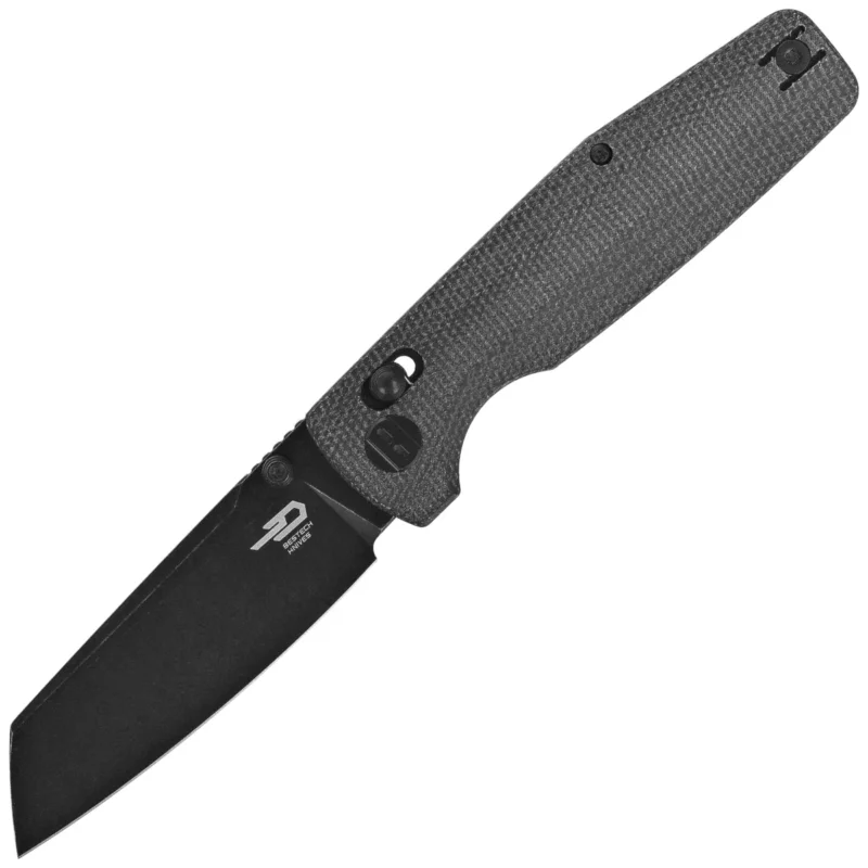 Oferta limitowana Bestech Slasher Black Micarta, Black Stonewashed D2 Knife (BG56A-2)