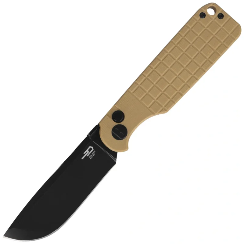 Okazja Bestech Glok Khaki G10, Black Stonewashed 14C28N by Keanu Alfaro Knife (BG55C)