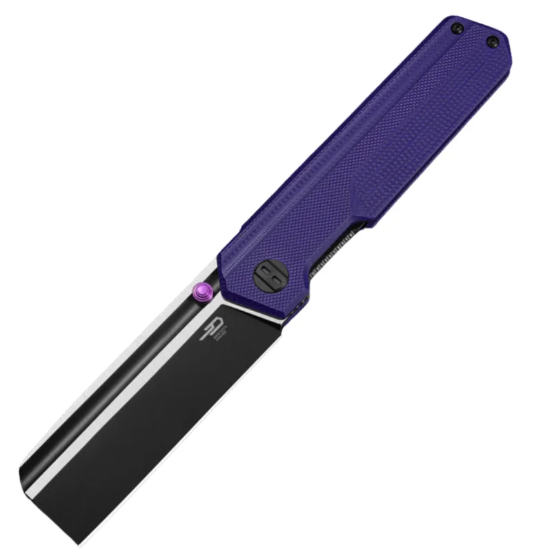 Darmowa dostawa Bestech Tardis Purple G10, Black DLC/Satin D2 by Ostap Hel Knife (BG54B)