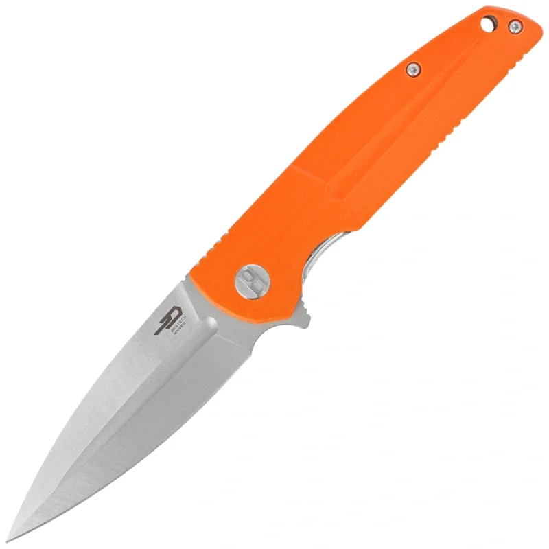 Nóż składany Bestech Fin Orange G10, Satin 14C28N (BG34B-1) Oferta limitowana