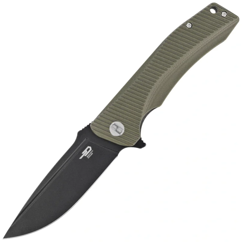 Nóż składany Bestech Mako Green G10, Black Stonewashed K110 (BG27D) Dostępne od ręki