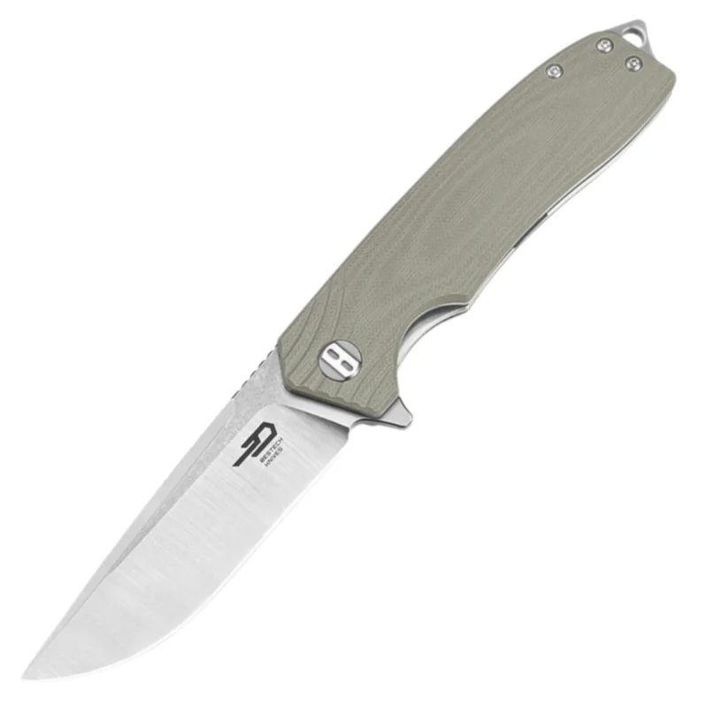 Niska cena Bestech Lion Beige G10, Stonewashed/Satin D2 Knife (BG01C)