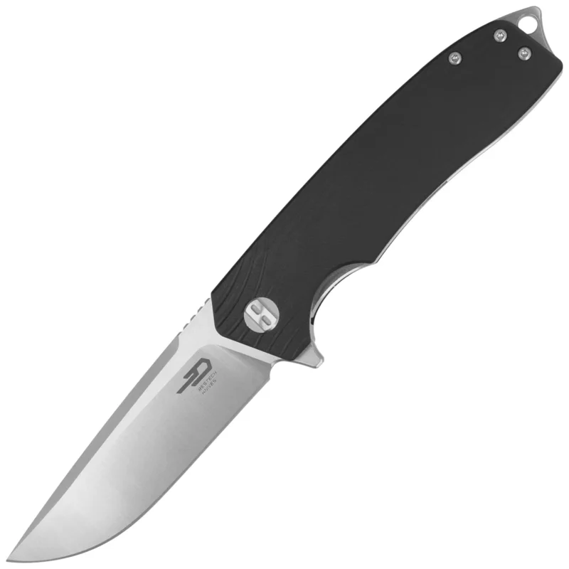 Rabat Nóż składany Bestech Lion Black G10, Stonewashed / Satin D2 (BG01A)