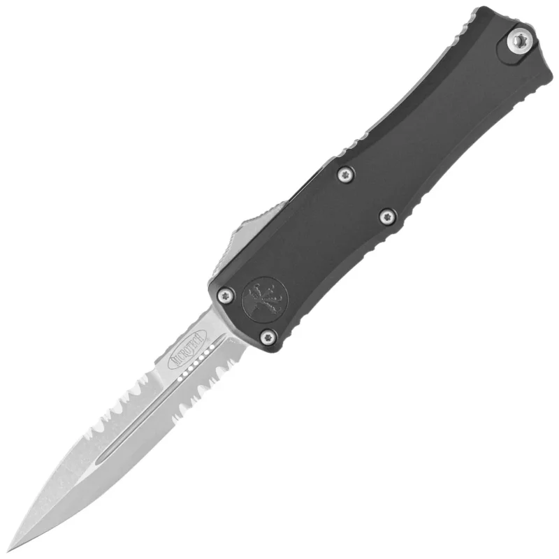 Nóż automatyczny OTF Microtech Hera II Mini Bayonet Black Aluminium, Apocalyptic P/S M390MK by Tony and Sean Marfione (1701M-11AP) Obniżka ceny
