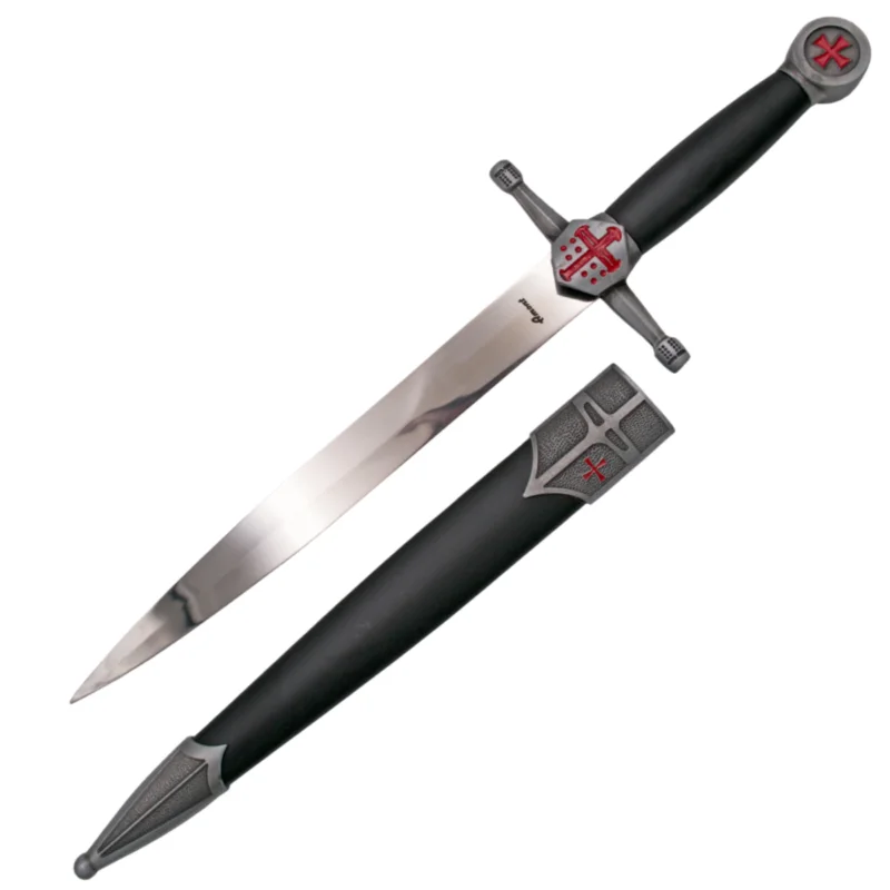 Wyprzedaż Sztylet templariuszy Decor Habitat Templar Dagger Black ABS, Satin (S3325)