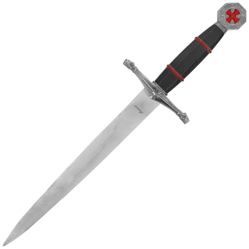 Popularny Decor Habitat Templar Dagger Black/Red ABS, Satin (10762)