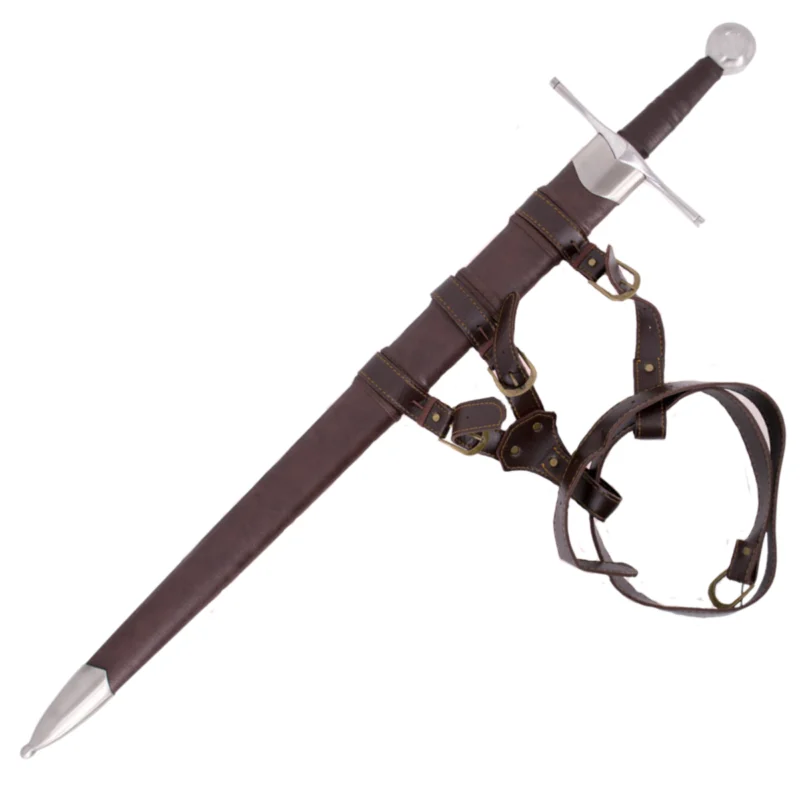 Amont Decor Habitat Medieval Sword Brown Leather, Satin 1065 (S6034) Dodaj do koszyka