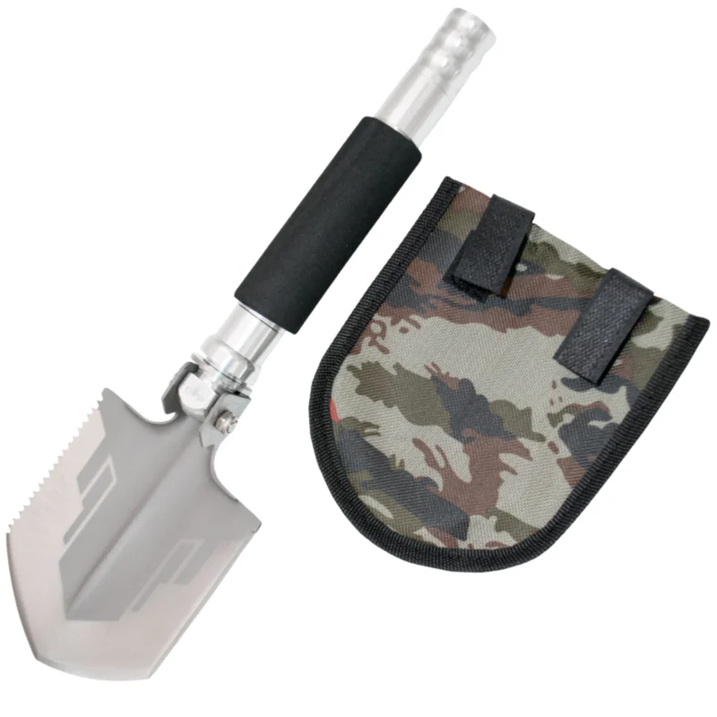 Shovel with saw and compass Third Decor Habitat M9808 Grey Aluminum, Stonewashed 420 (M9808) Rabat