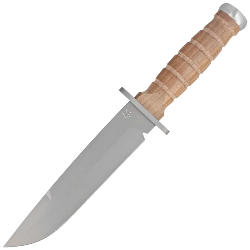 Nóż Fox Defender Walnut Wood, Bead Blasted N690Co (FX-689) Do wyczerpania zapasów