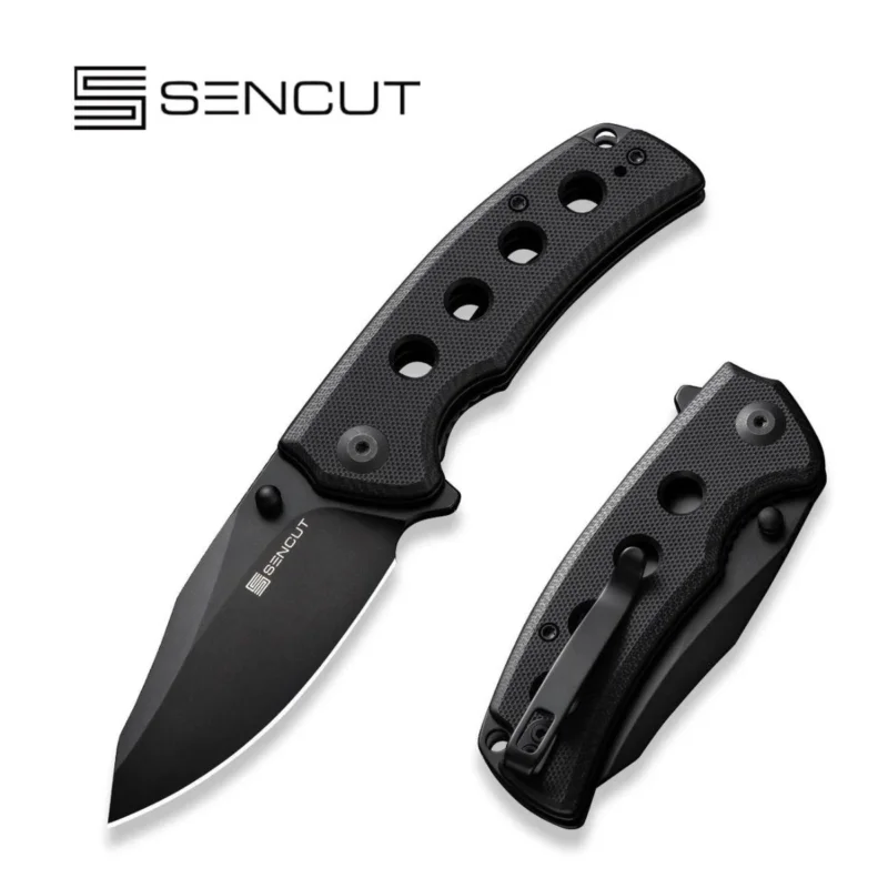 Nie przegap Sencut Excalis Black G10, Black 9Cr18MoV Knife (S23068-1)
