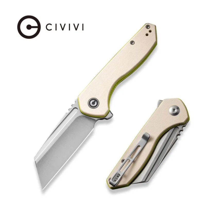 Nóż składany Civivi ExOne Ivory G10, Satin Nitro-V by Brian Brown (C23036-2) Super okazja