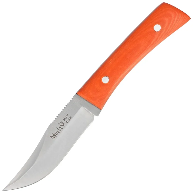 Muela BWE-8.O Orange Canvas Micarta Knife, Satin X50CrMoV15 Sprawdź teraz