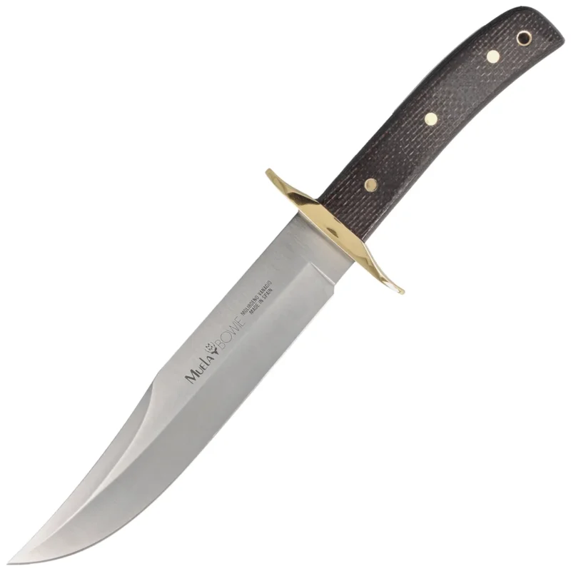 Super okazja Muela BW-Classic-19M Brown Jute Micarta Knife, Satin X50CrMoV15