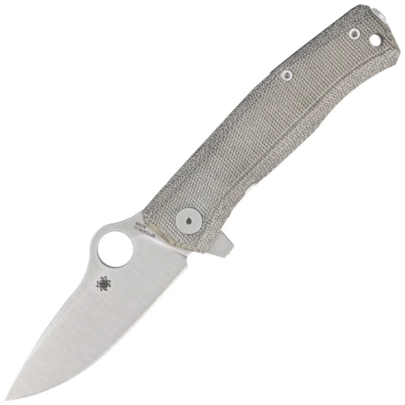 Nóż składany Spyderco SpyMyto Flash Batch Green Micarta/Titanium, Satin M398 (C265MTIP) Oferta czasowa
