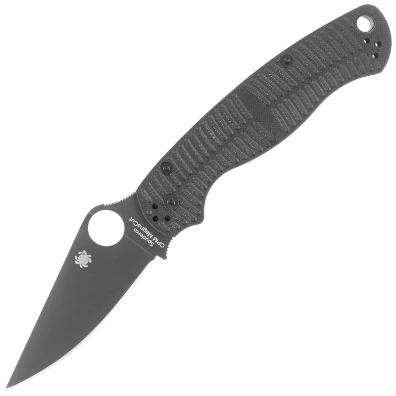 Spyderco Para Military 2 Salt Black G10, Black DLC CPM MagnaCut by Sal, Eric Glesser (C81GMCBKP2) Najlepsza cena