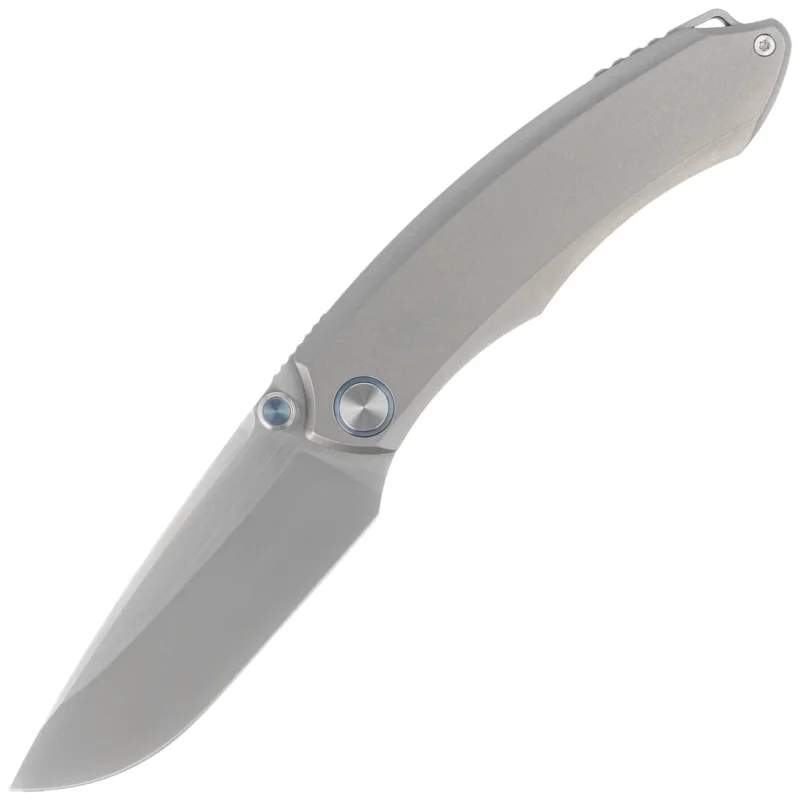 Ostatnie sztuki Nóż składany Remette Wild Species Gray Titanium, Hand Grinding M390 (WD108-G)
