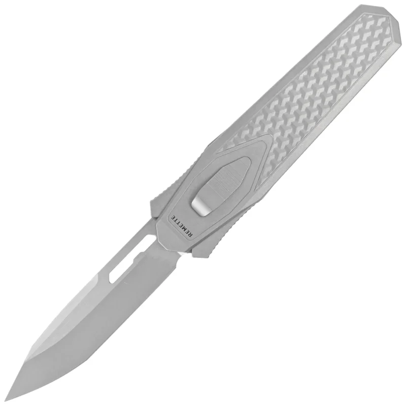 Oferta limitowana Nóż grawitacyjny Remette Swordfish Titanium / Yellow Green Carbon Fiber, Pearlescent M390 (ZL101B2)
