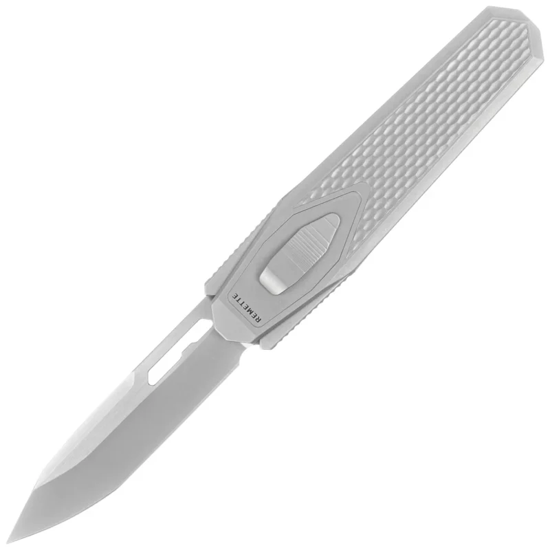 Remette Swordfish Titanium / Red Blue Carbon Fiber, Pearlescent M390 (ZL101A3) Bestseller