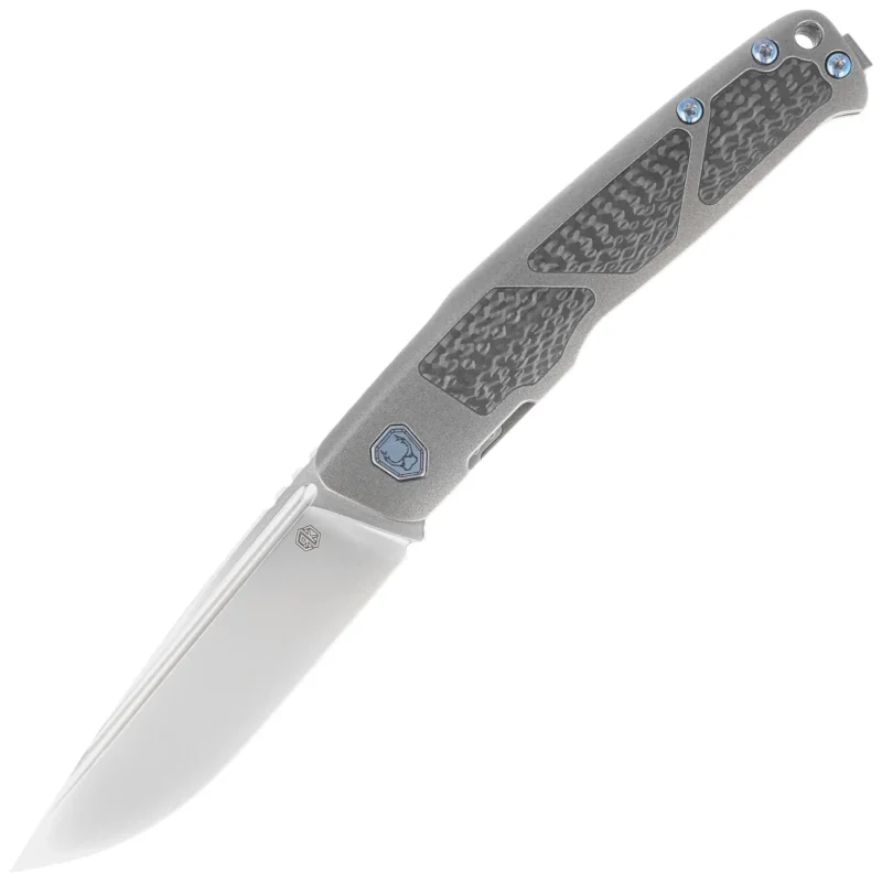 Nóż składany RikeKnife Aragil Dark Gray Titanium/Carbon Fiber, Satin M390 by Ivan D. Braginets (RK-Aragil-DG) Cena promocyjna