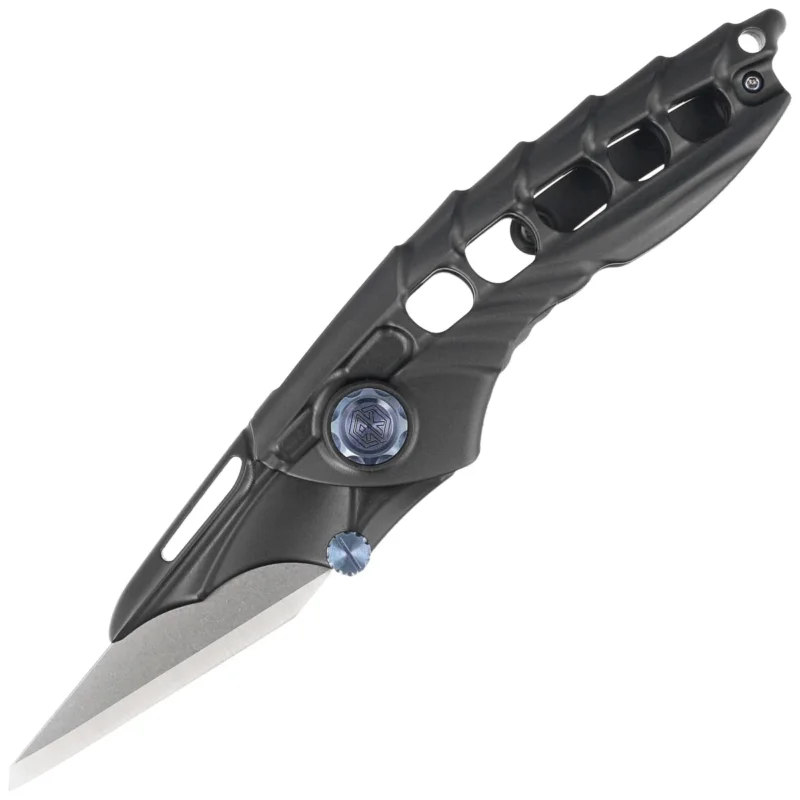 Nóż składany RikeKnife Alien 1 Black DLC Titanium, Satin M390 (RK-Alien1-B) Rabat
