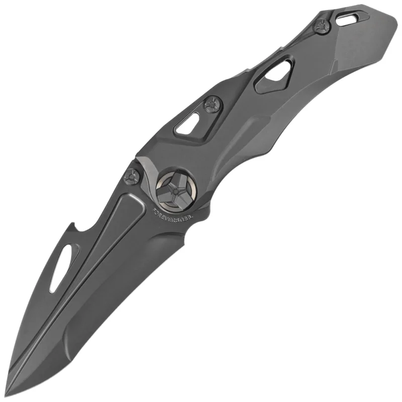 Nóż składany RikeKnife Athron B Black DLC Titanium, Black DLC M390 by Declynx (RK-Athron-B/B) Promocja
