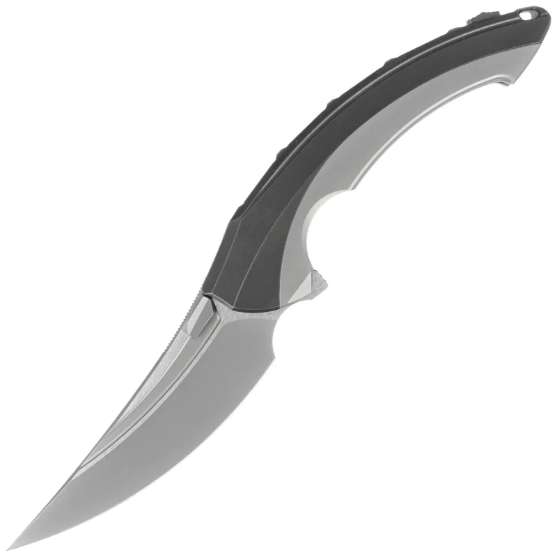 Wybór klientów Nóż składany RikeKnife Lamella Dark Gray Titanium, Satin M390 (RK-Lamella-DP)