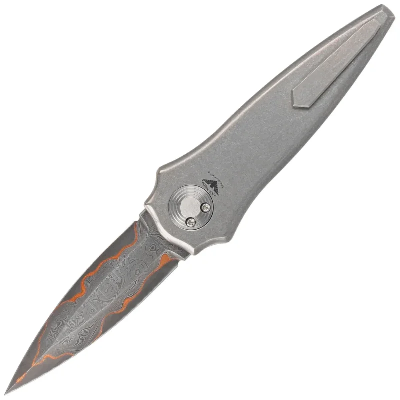 Zniżka Paragon Warlock Smooth Gray Titanium, Damascus Baker Forge Raindrop Gomai Copper Shim 80CRV (TY-WAR-SM-S-BFD)