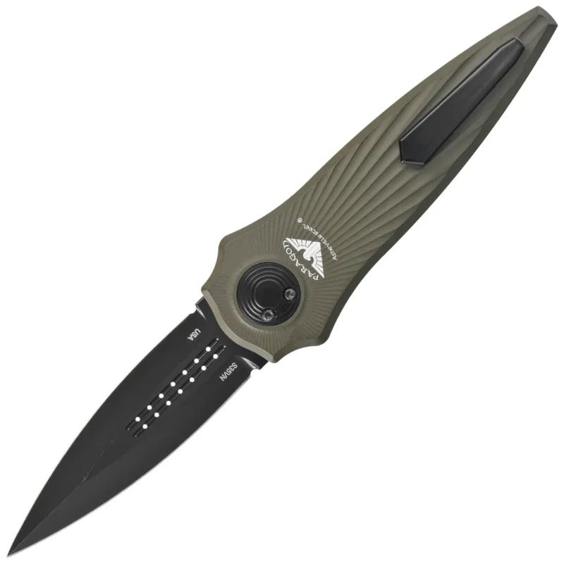 Paragon Warlock-X Tapered StarBurst OD Green Aluminum, Cerakote Black CPM S35VN (WLOCX-TSB-OD-DO-CB) Dostępne od ręki