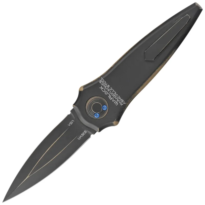 Do wyczerpania zapasów Nóż grawitacyjny Paragon Warlock-X Smooth Black Aluminium, Black Cerakote CPM S35VN (WLOCX-DUNE-THEME)