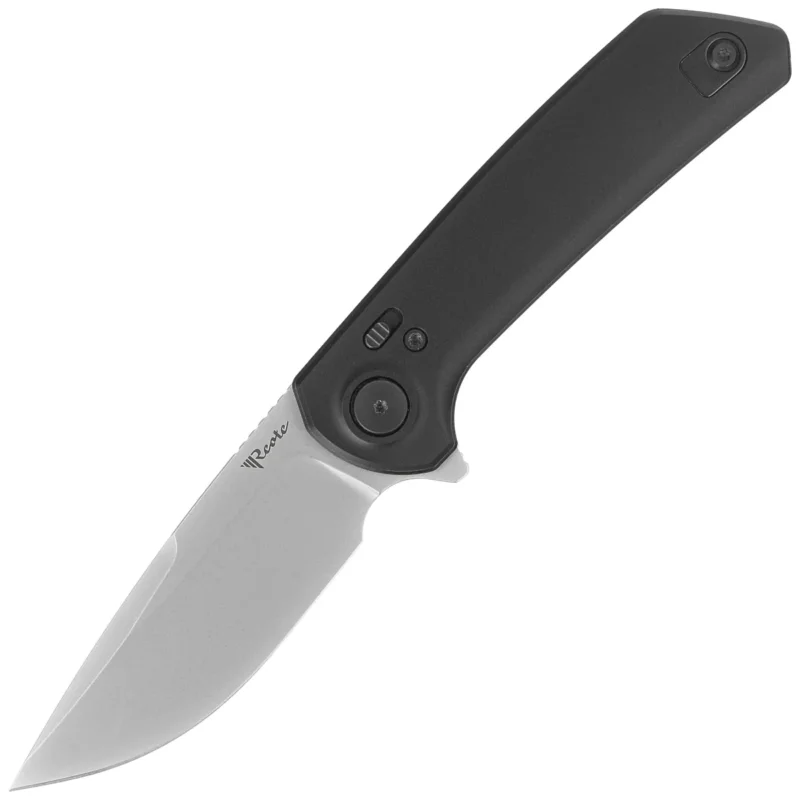 Oferta Reate PL-XF-A-2 Knife Black Aluminum, Stonewashed Nitro-V