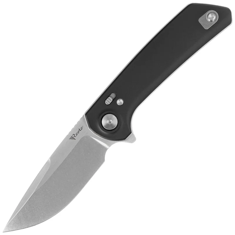 Reate PL-XF-A-1 Knife Black Aluminum, Satin/Stonewashed Nitro-V Promocja