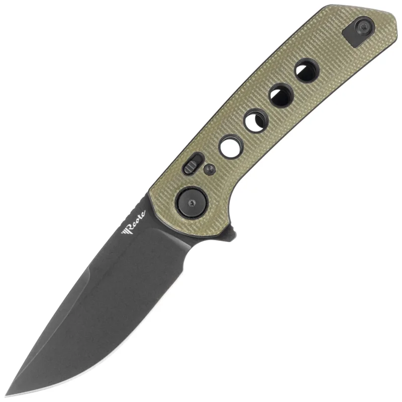 Reate PL-XF-4 Knife Green Micarta/Black G10 Inlay, Black PVD Nitro-V Kup online