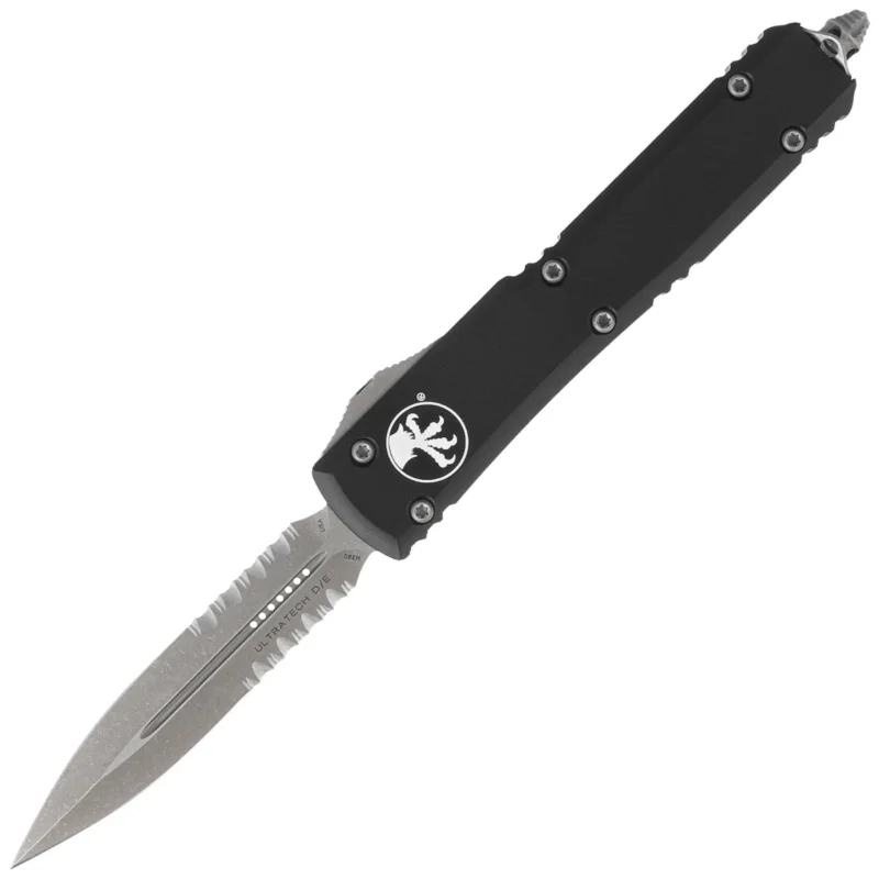 Microtech Ultratech D/E Black Aluminum, Apocalyptic M390 by Tony Marfione (122-11AP) Okazja
