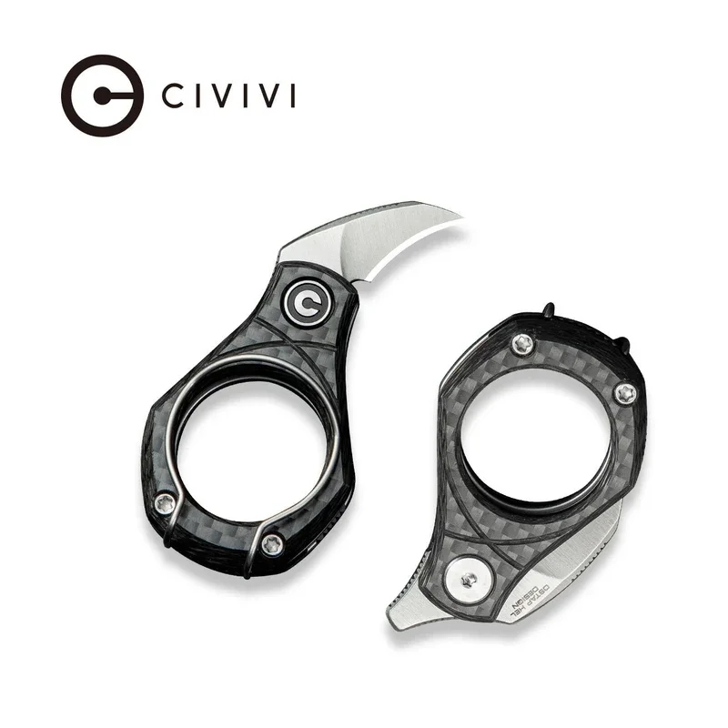Hit cenowy Nóż składany Civivi Pyrus Twill Carbon Fiber, Satin 14C28N by Ostap Hel (C23038-3)