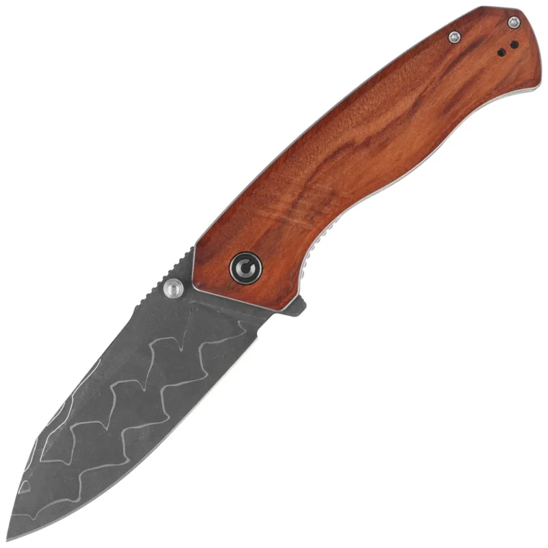 Civivi Placoid Guibourtia Wood Knife, Damascus (C23079-DS1) Okazja