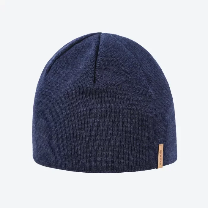 Kama 100% Merino Wool / Polycolon Band, Navy beanie (A02-108 XL) Wyprzedaż