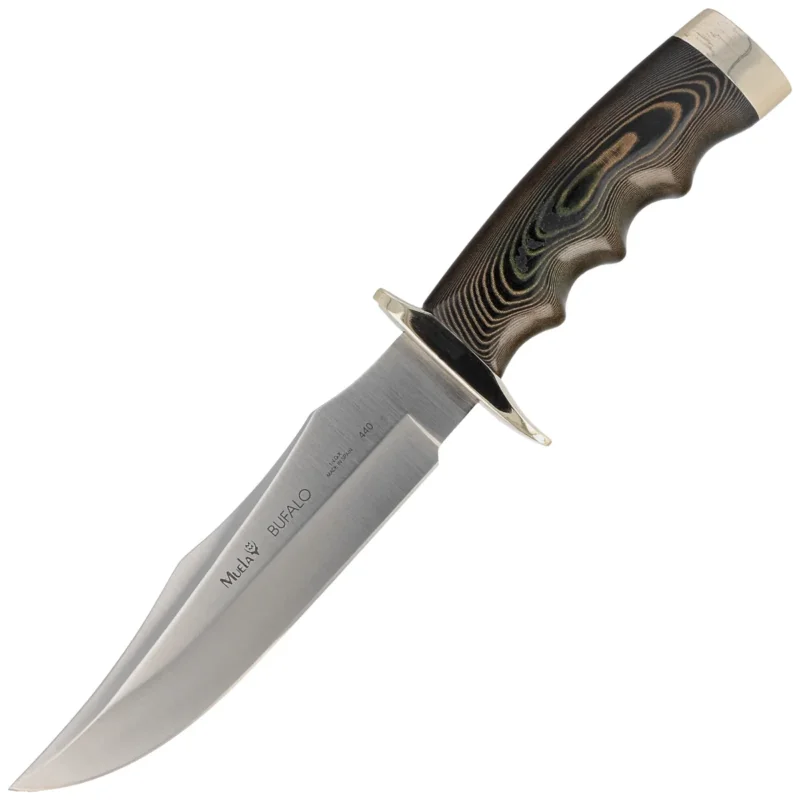Okazja Muela Bufalo-17G Green Micarta Knife, Satin 440