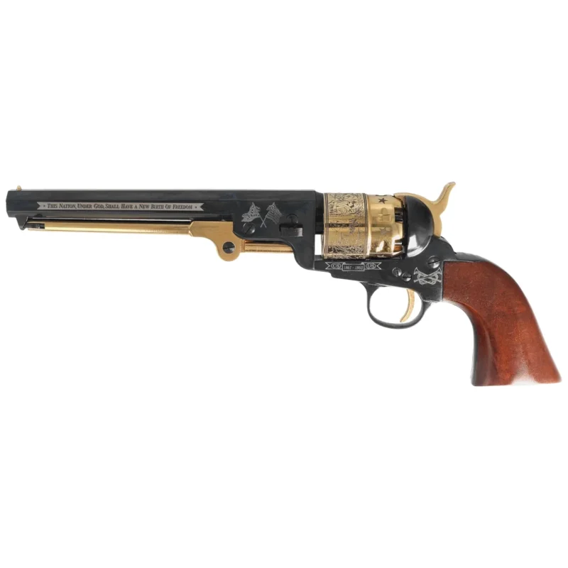 Rewolwer Pietta 1851 Colt Navy Yank Steel London Gettysburg Gold .44 (YAL44ST/GOLD/GTS) Bestseller