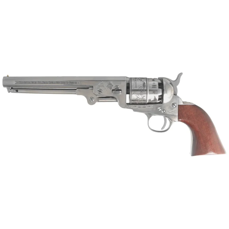 Pietta 1851 Colt Navy Yank Steel London Gettysburg Old Silver .44 (YAL44ST/OS/GTS) Hit sprzedaży