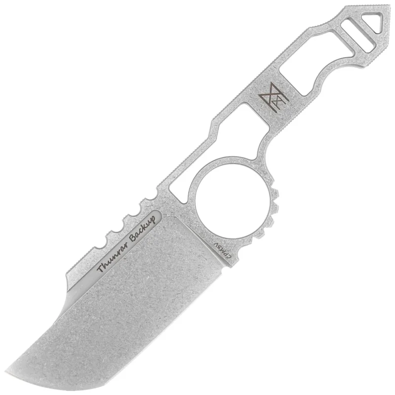 Nóż Midgards Messer Thunrar Backup Gray Steel, Satin 14C28N by Ralph Zlobinsky (MM017) Niska cena