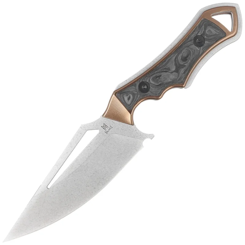 Niska cena Midgards Messer The Brown Kattegat LE ???/150 Carbon Fiber / Brown Aluminium, Satin 14C28N by Engelbert Czaja knife (MM014)