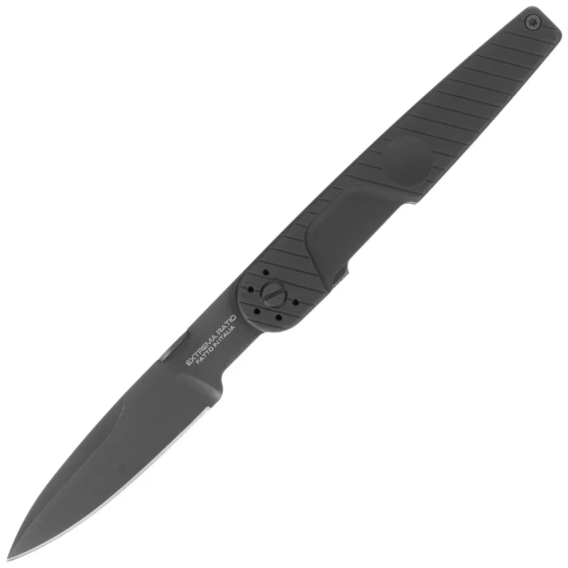 Extrema Ratio LKU01 Urban Dark Knife Black Aluminum, Black MIL-C N690 by Danilo Rossi (04.1000.0243/U/BLK-BLK) Nowość